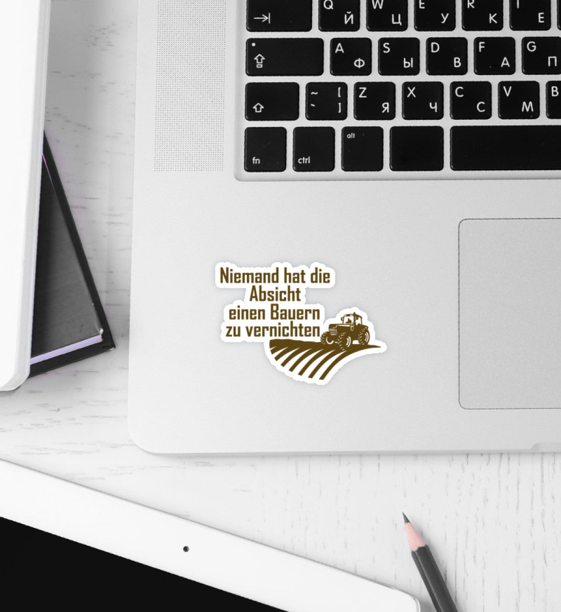 Niemand hat die Absicht einen Bauern zu vernichten - Vinyl Sticker