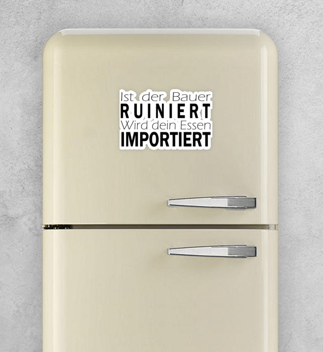 Is the Farmer Ruined - Vinyl Sticker