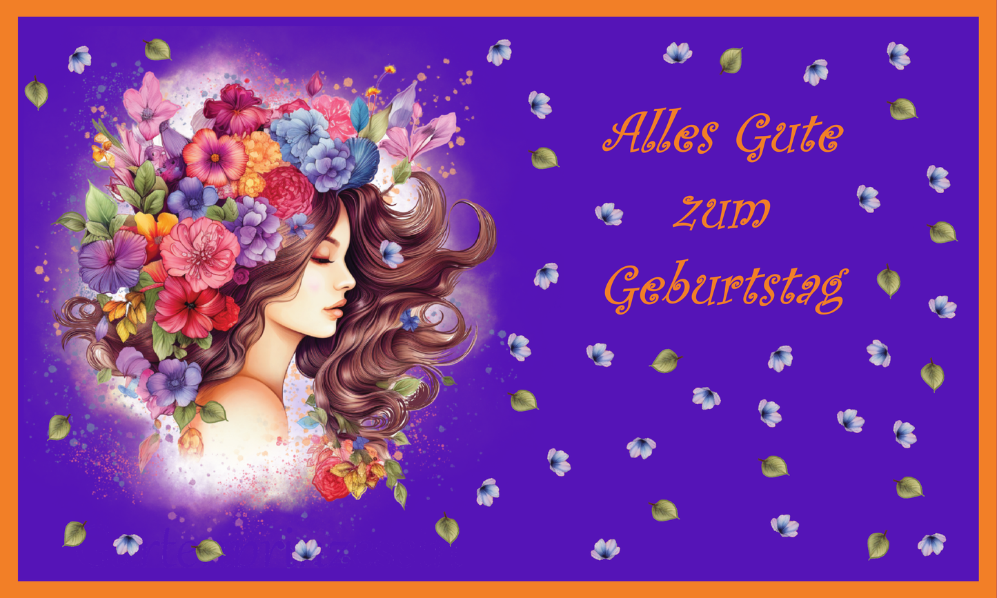 Happy Birthday - Flower Princess - Gift Voucher