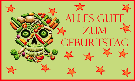 Happy Birthday - Vegetable Pirate - Gift Voucher
