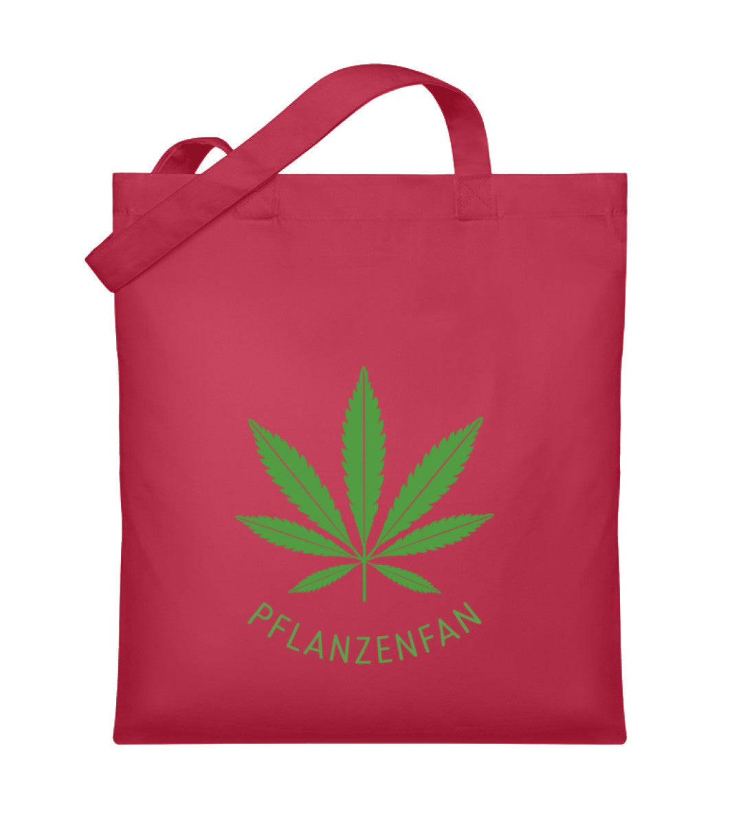 Hemp leaf - organic jute bag