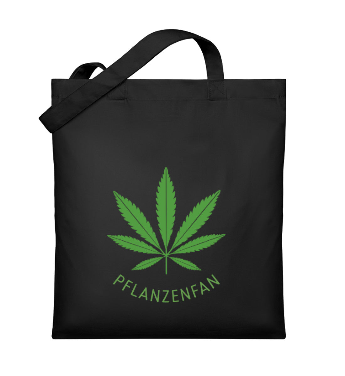 Hemp leaf - organic jute bag