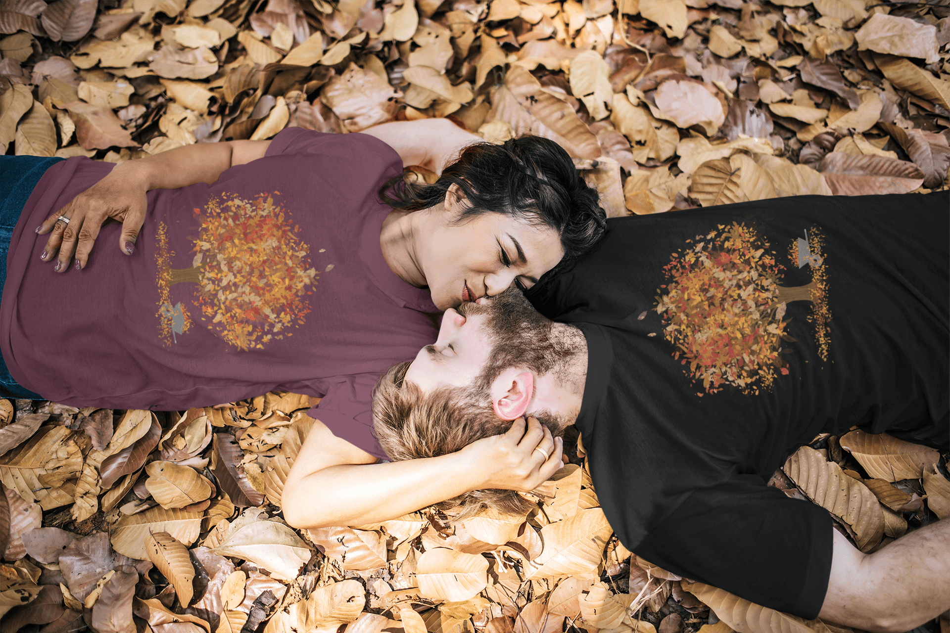 Herbstlicher Baum - Unisex Shirt - PflanzenFan