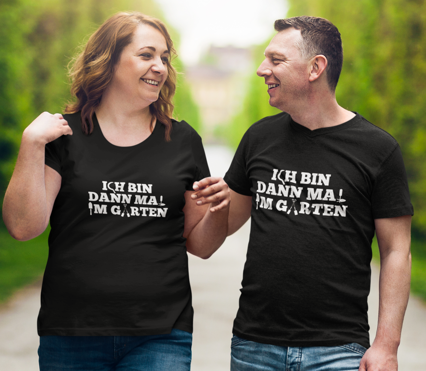 Ich bin dann mal im Garten - Unisex Shirt