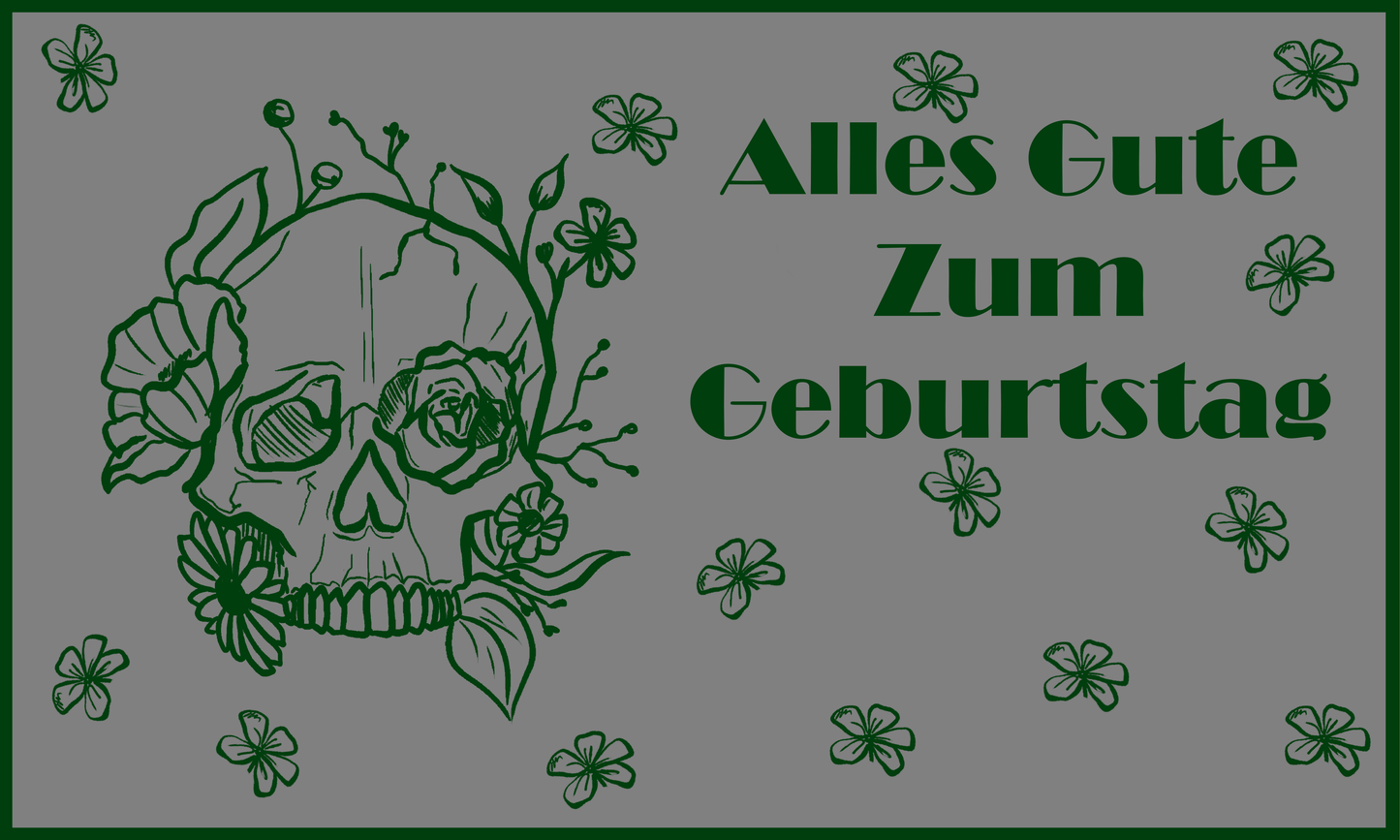 Happy Birthday - Skull - Gift Voucher