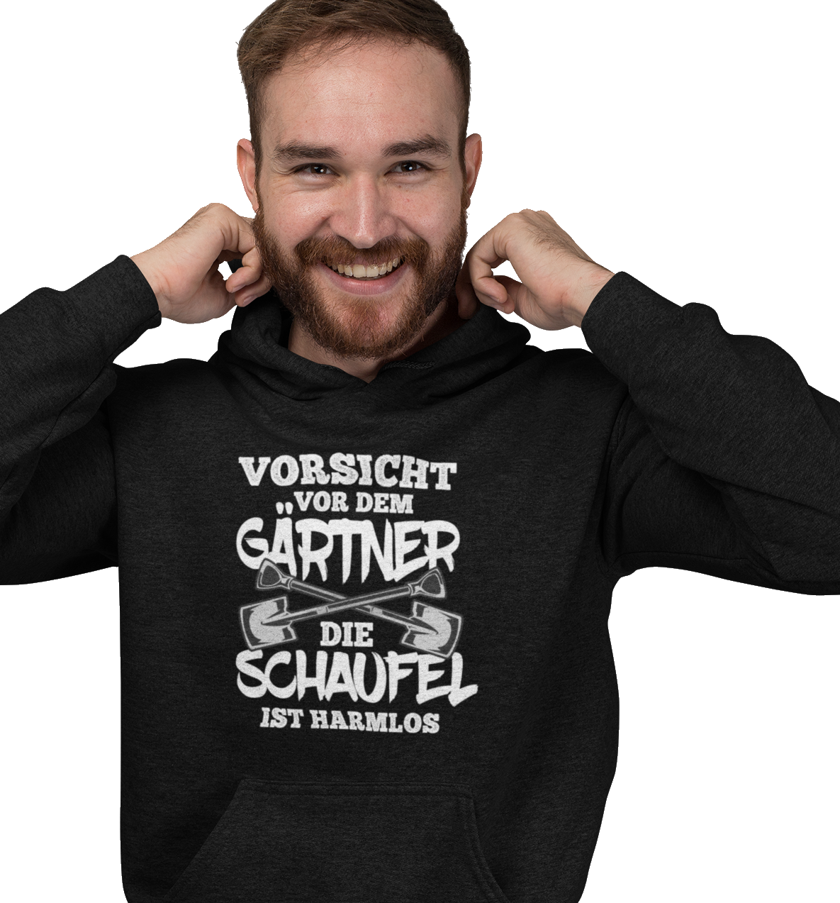 Vorsicht vor dem Gärtner - Unisex Kapuzenpullover Hoodie - PflanzenFan