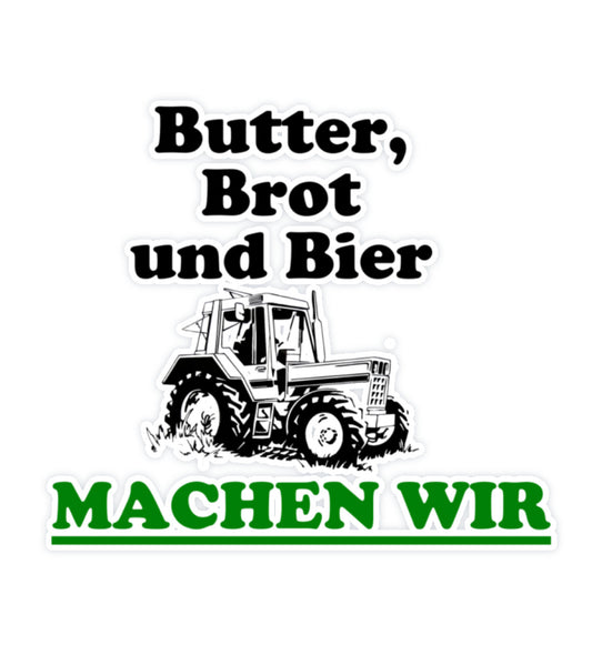 Butter, Bread and Beer - Vinyl Sticker