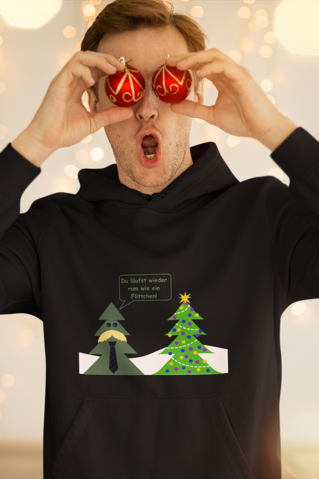 Du läufst wieder rum wie ein Flittchen - Unisex Organic Hoodie