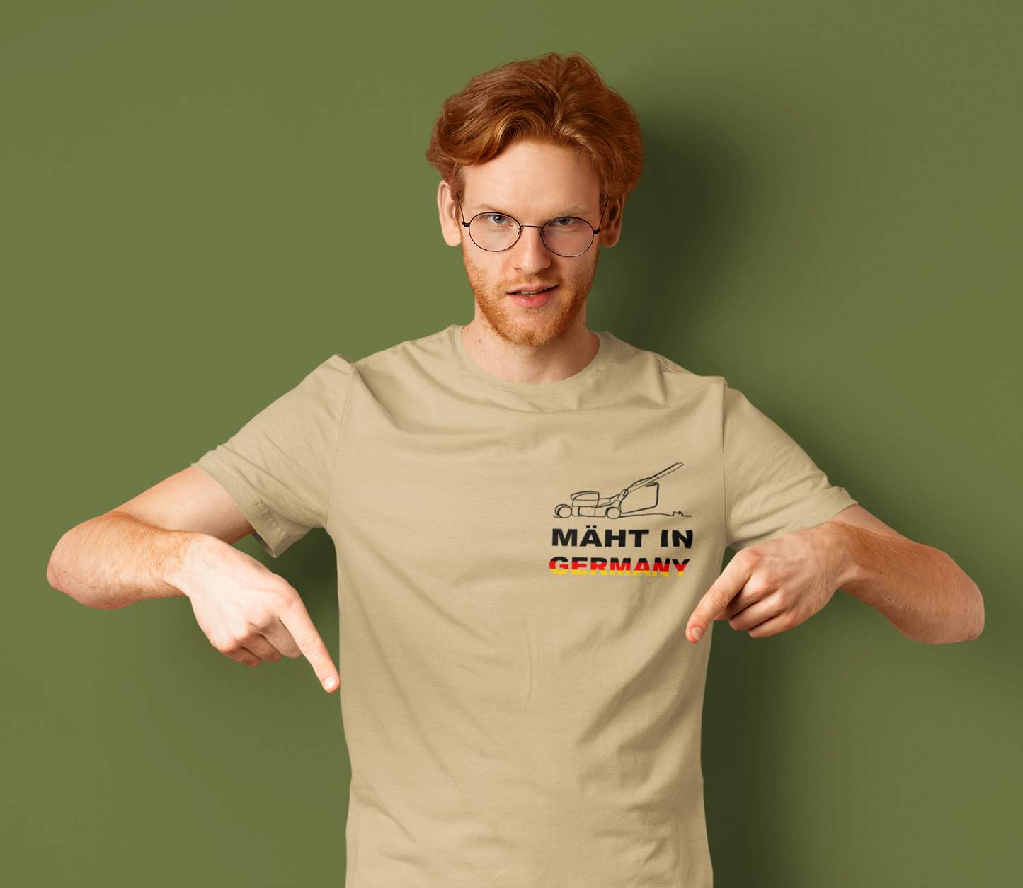 Mows in GERMANY - Breast pocket design - Unisex Shirt