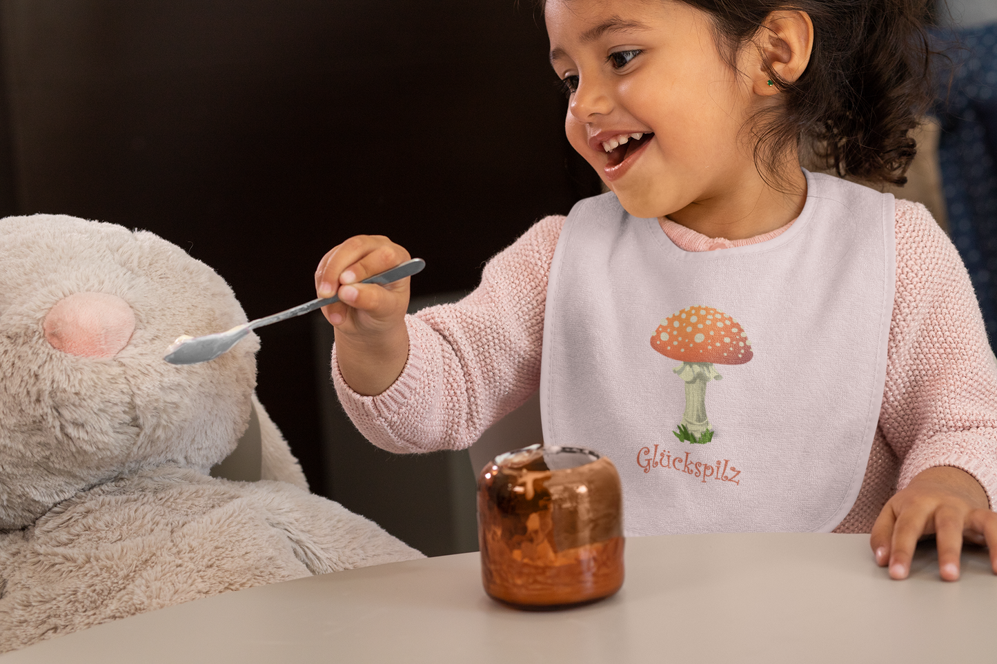 Lucky Mushroom - Baby Bib
