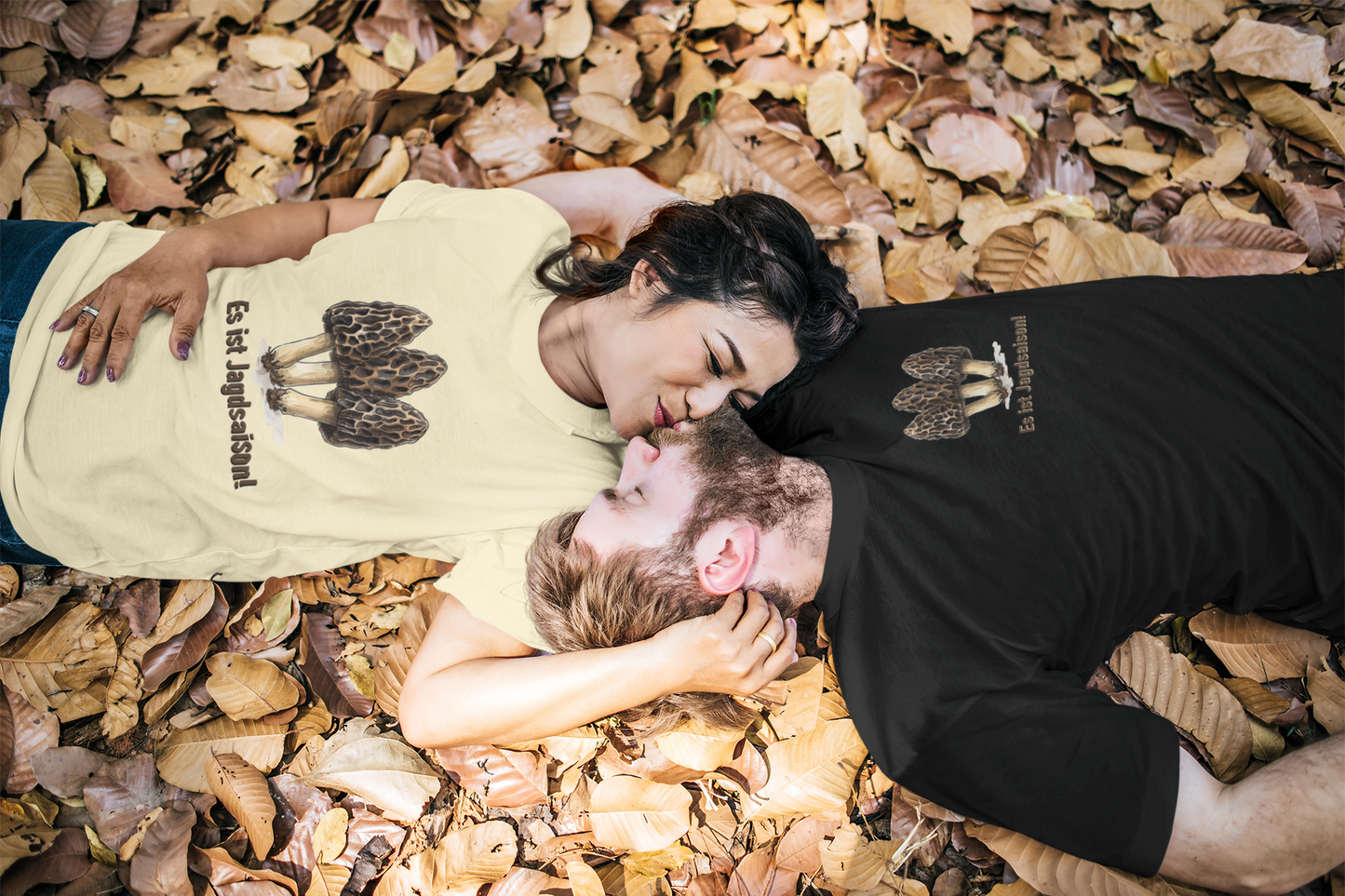 Es ist Jagdsaison - Brusttaschendesign - Unisex Premium Organic Shirt