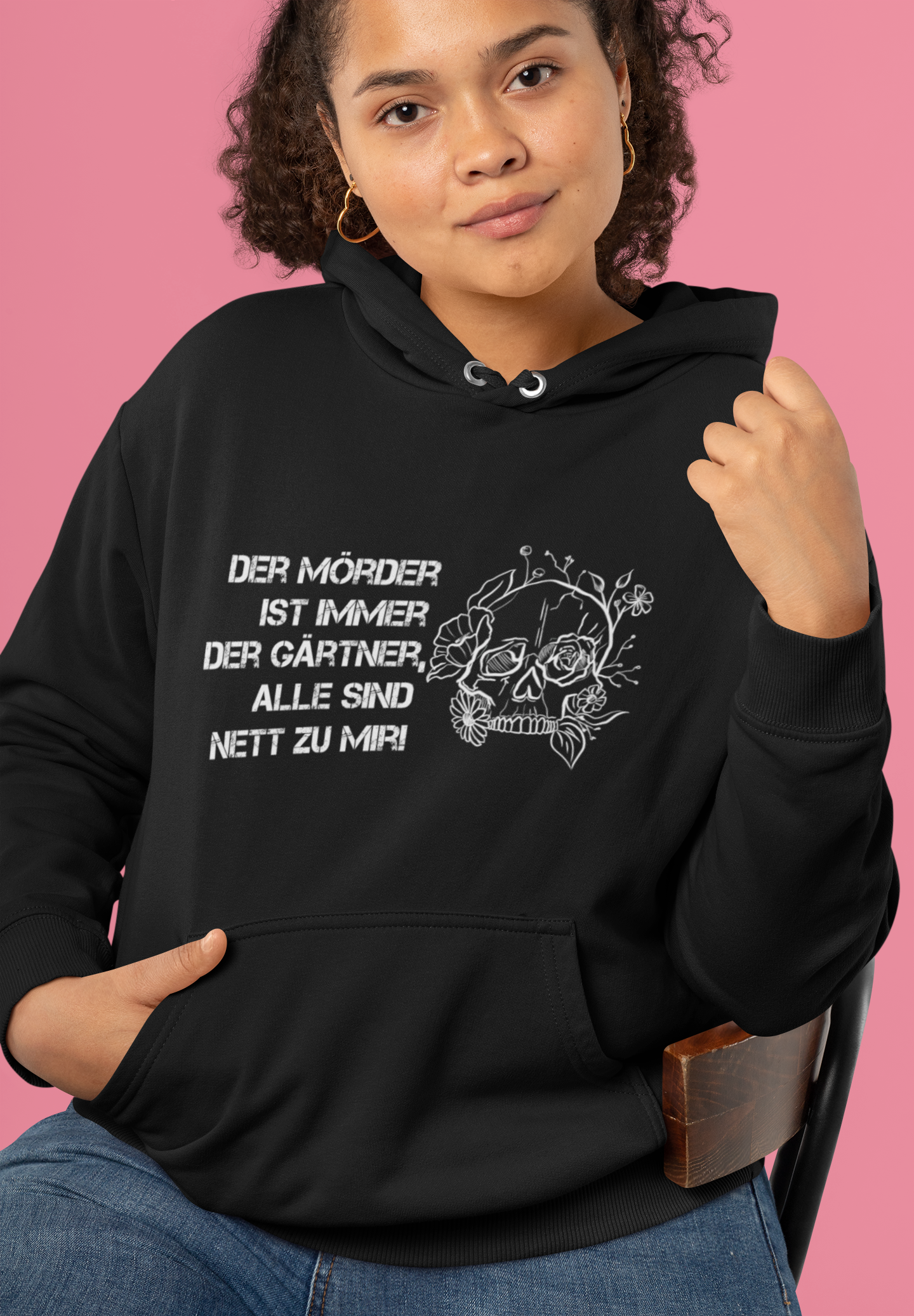 The murderer is always the gardener - Unisex Hoodie