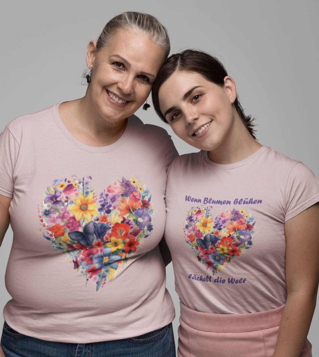Blumenherz - Damen Premiumshirt