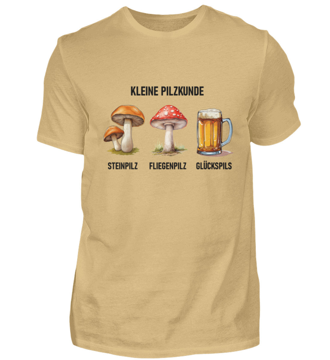 Little Mushroom Knowledge: Porcini, Fly Agaric, Lucky Mushroom - Unisex Shirt