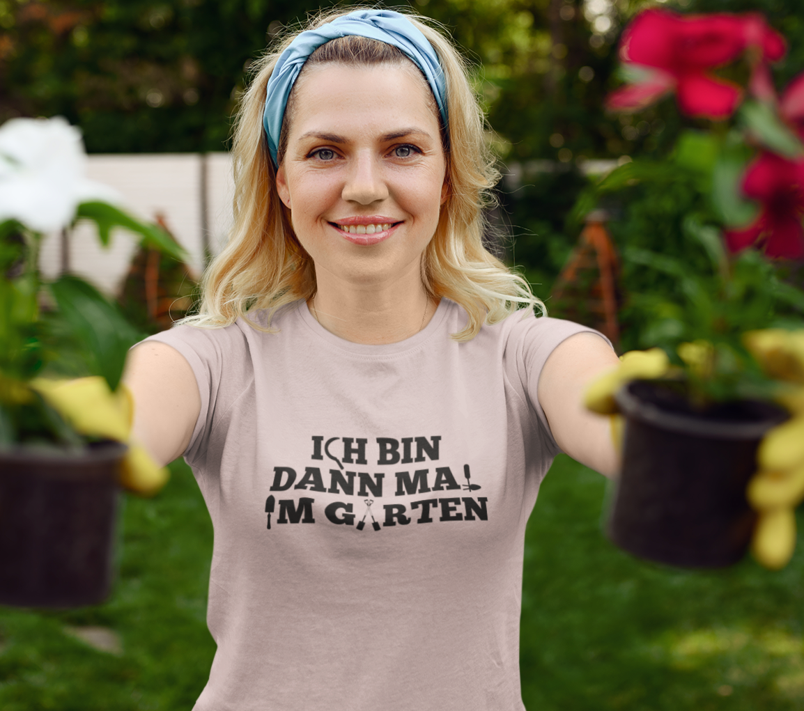 Ich bin dann mal im Garten - Damen Premium Shirt