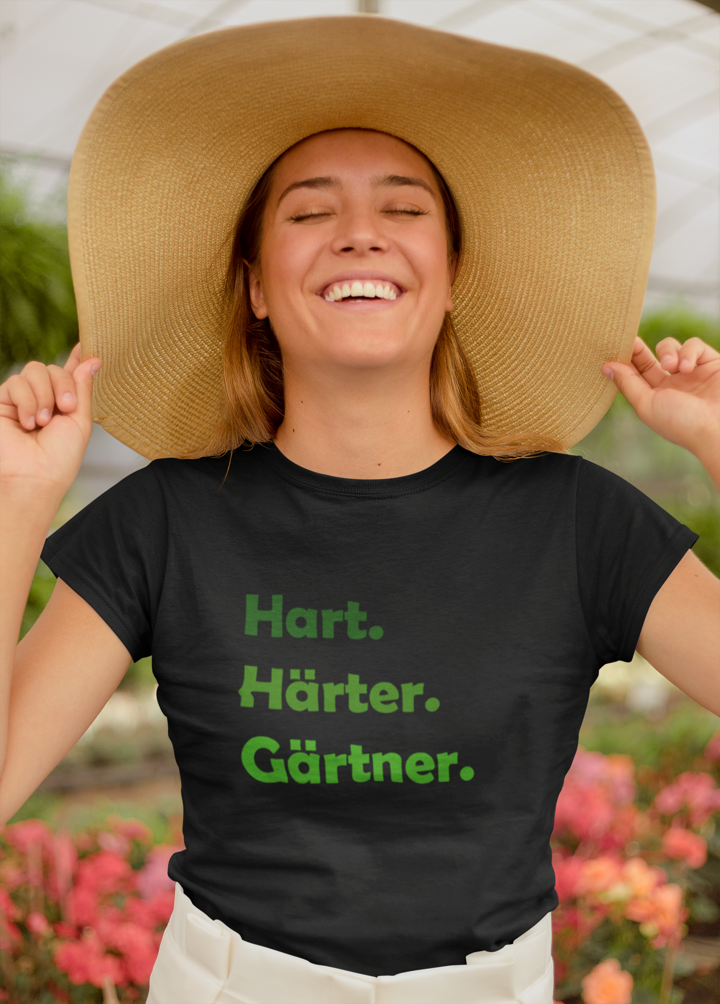 Hart. Härter. Gärtner. - Unisex Shirt