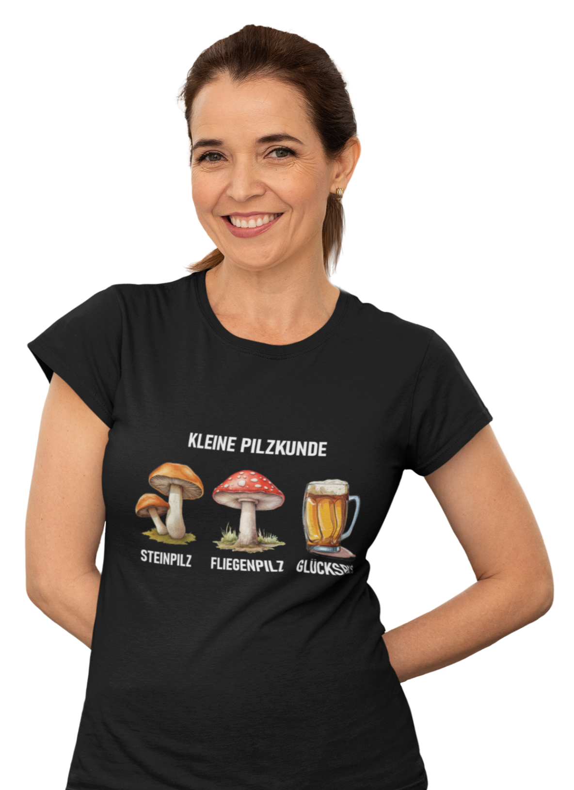 Little Mushroom Knowledge: Porcini, Fly Agaric, Lucky Mushroom - Unisex Shirt