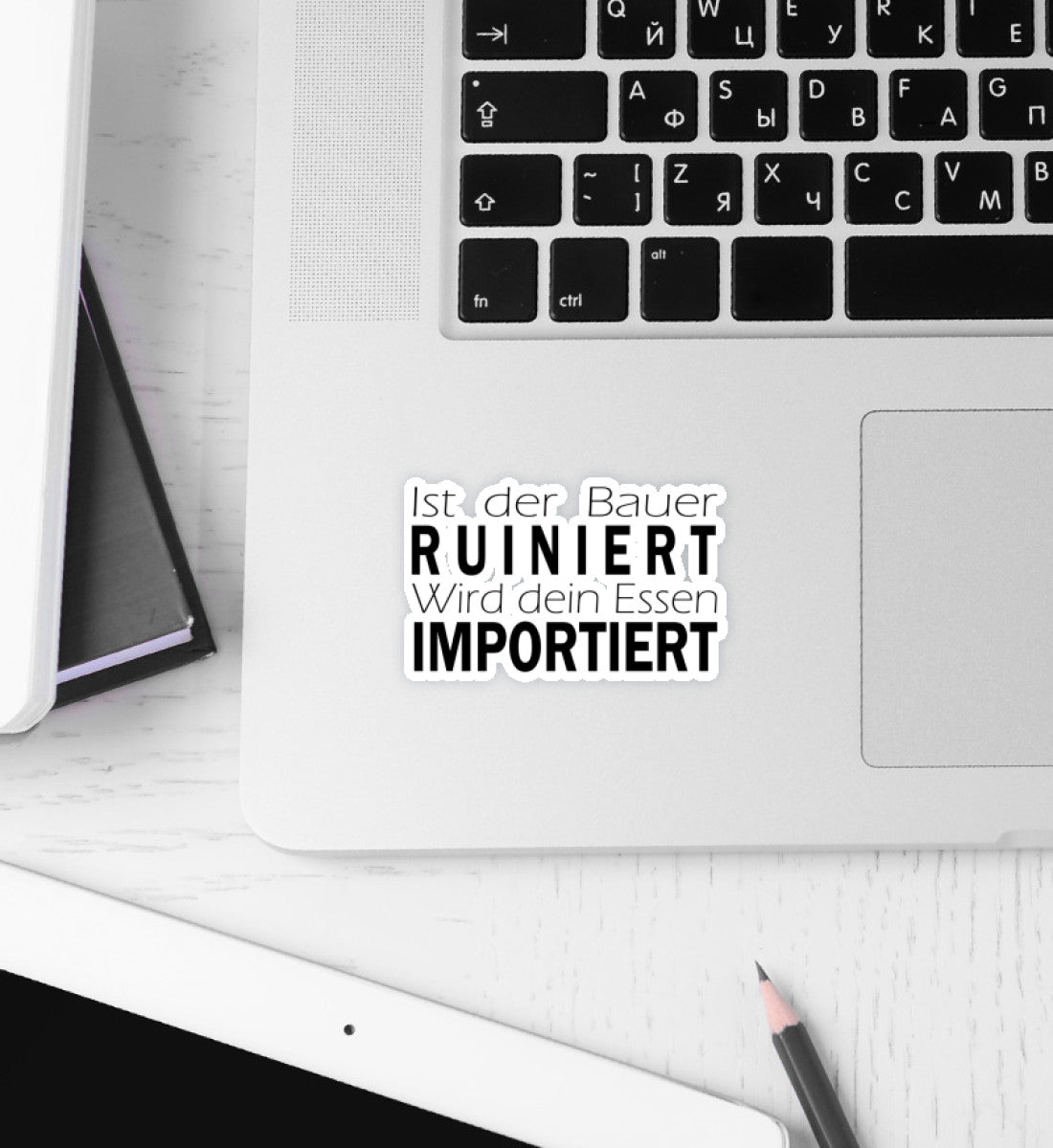 Is the Farmer Ruined - Vinyl Sticker