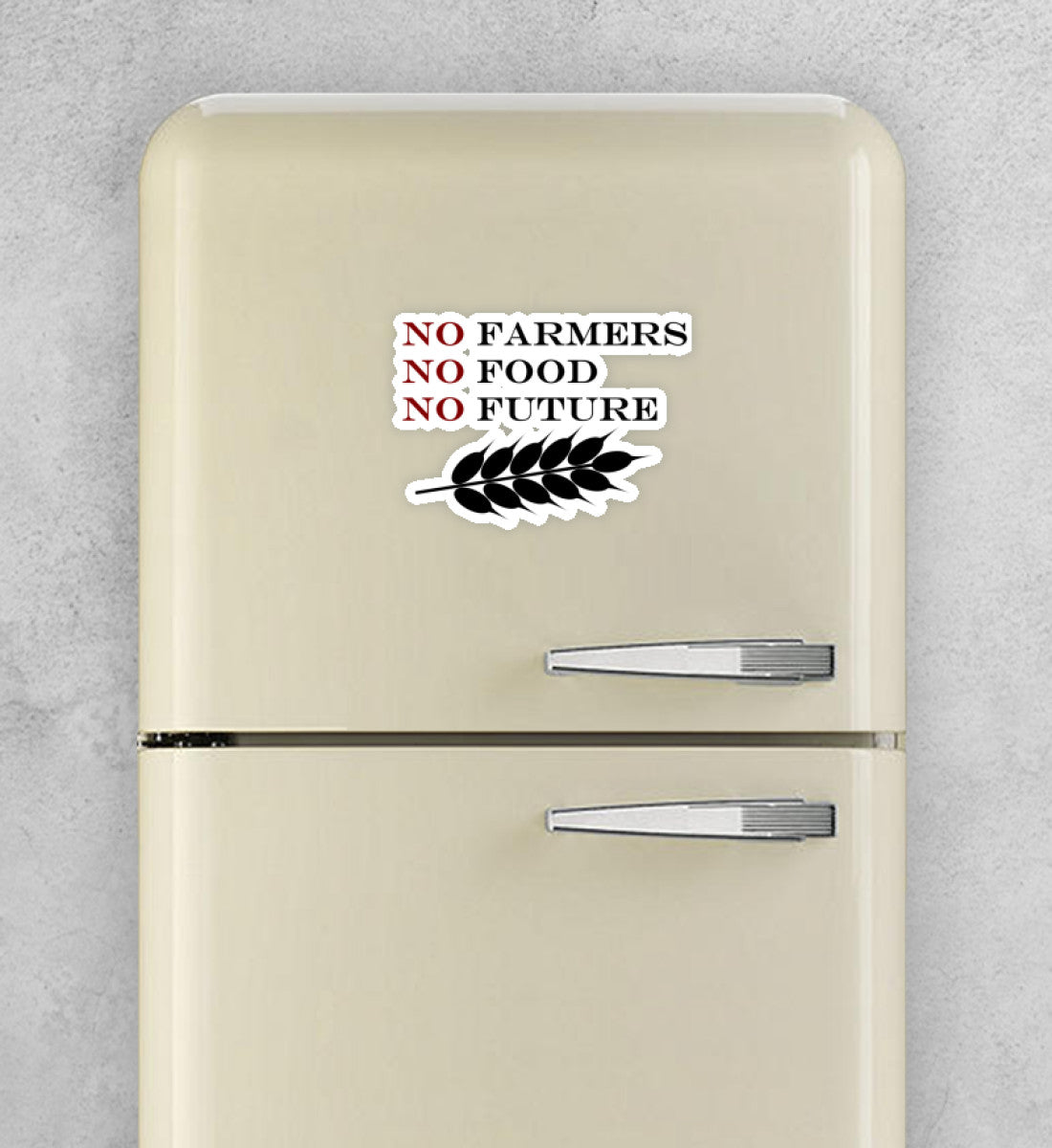 No Farmers - No Food - No Future - Vinyl Sticker