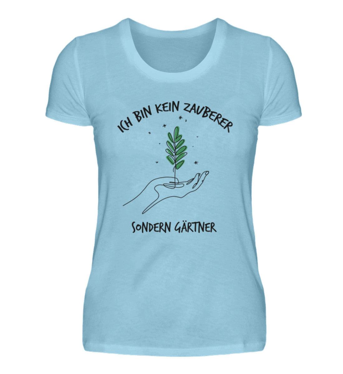 Ich bin kein Zauberer, sondern Gärtner - Damen Premium Shirt - PflanzenFan