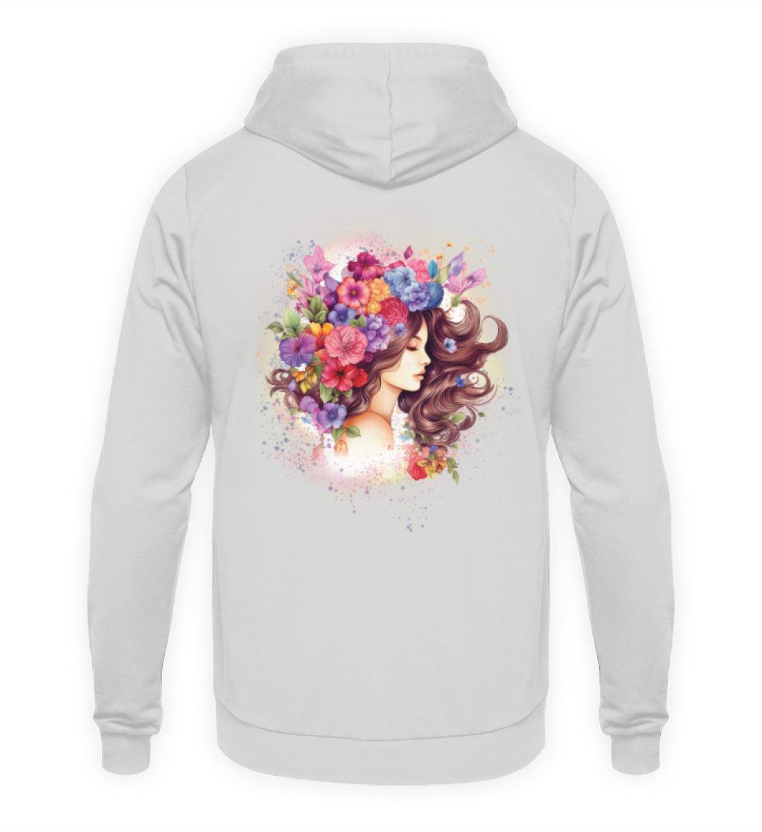 Blumenprinzessin (Rückenmotiv) - Unisex Hoodie - PflanzenFan