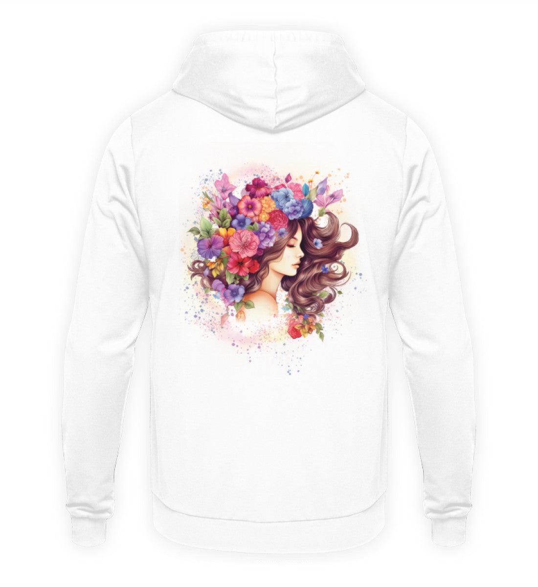 Blumenprinzessin (Rückenmotiv) - Unisex Hoodie - PflanzenFan