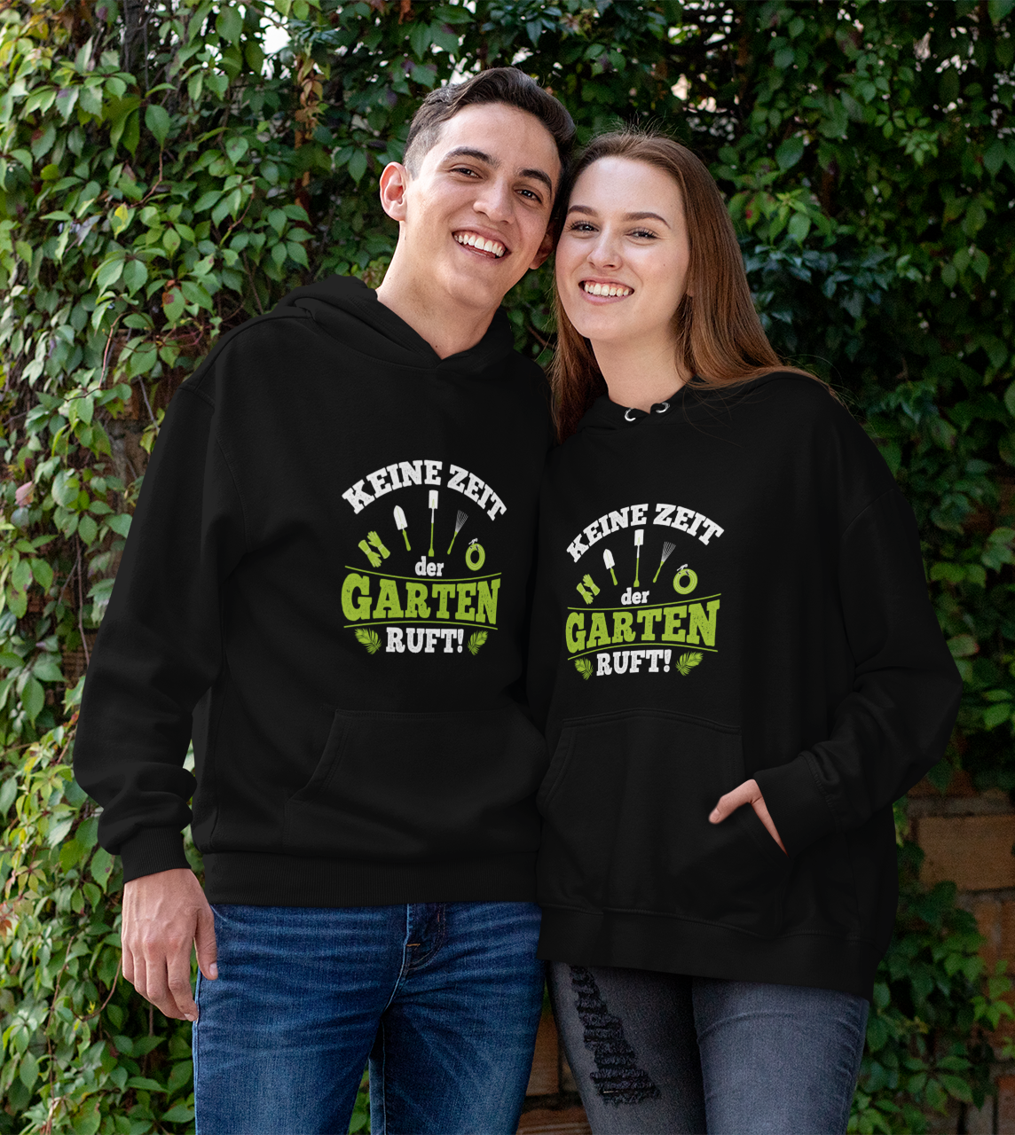 Keine Zeit der Garten ruft! - Unisex Hoodie - PflanzenFan