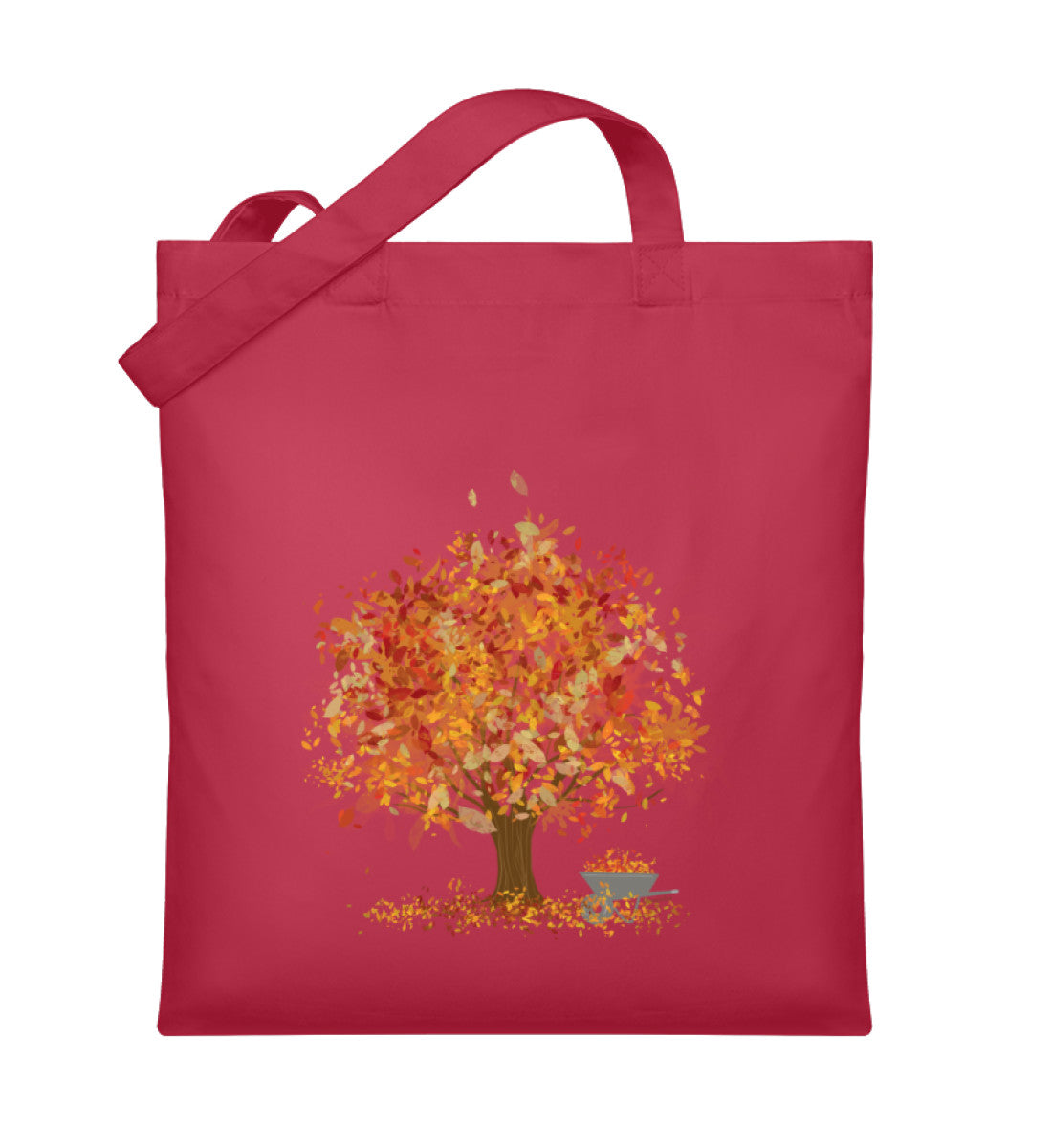Herbstlicher Baum - Organic Jutebeutel