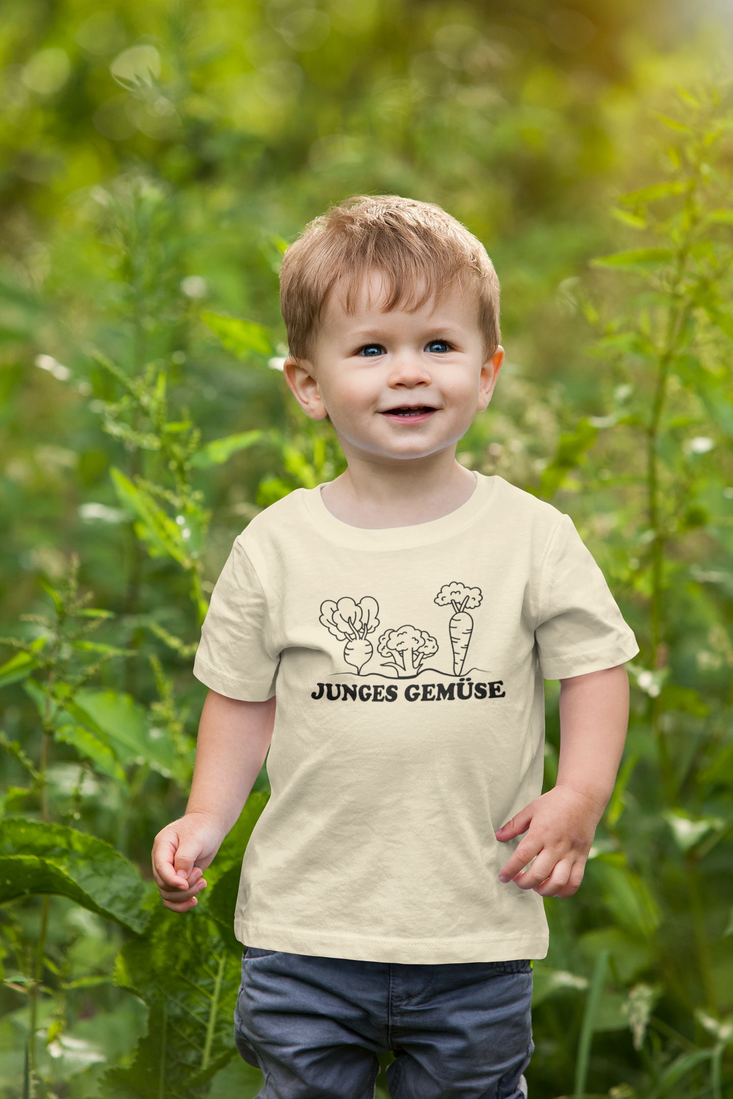 Junges Gemüse - Kinder Organic Shirt - PflanzenFan