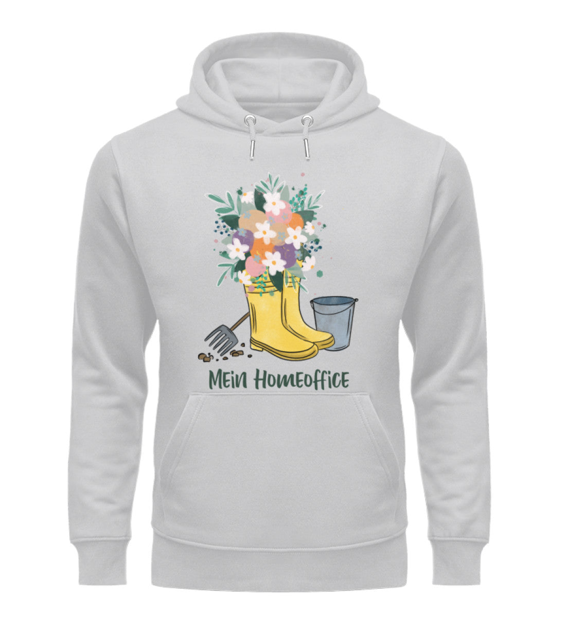 Mein Homeoffice im Garten - Organic Unisex Hoodie