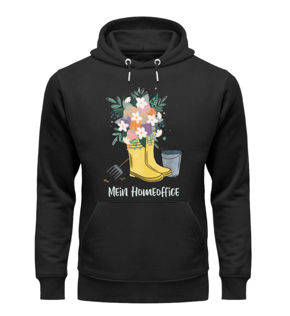 Mein Homeoffice im Garten - Organic Unisex Hoodie