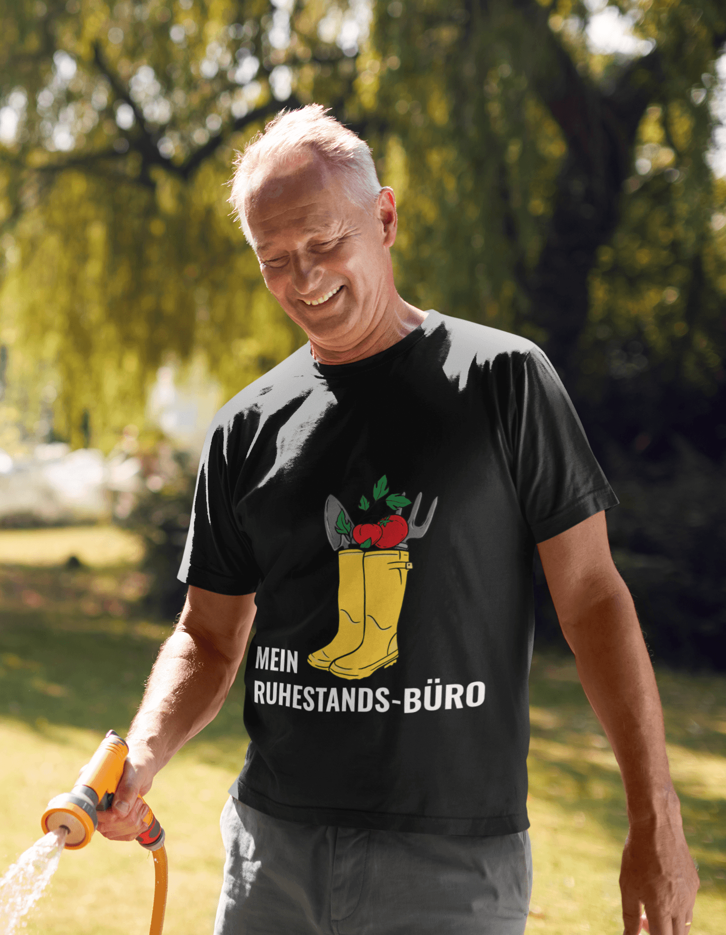 Mein Ruhestandsbüro - Unisex Shirt - PflanzenFan