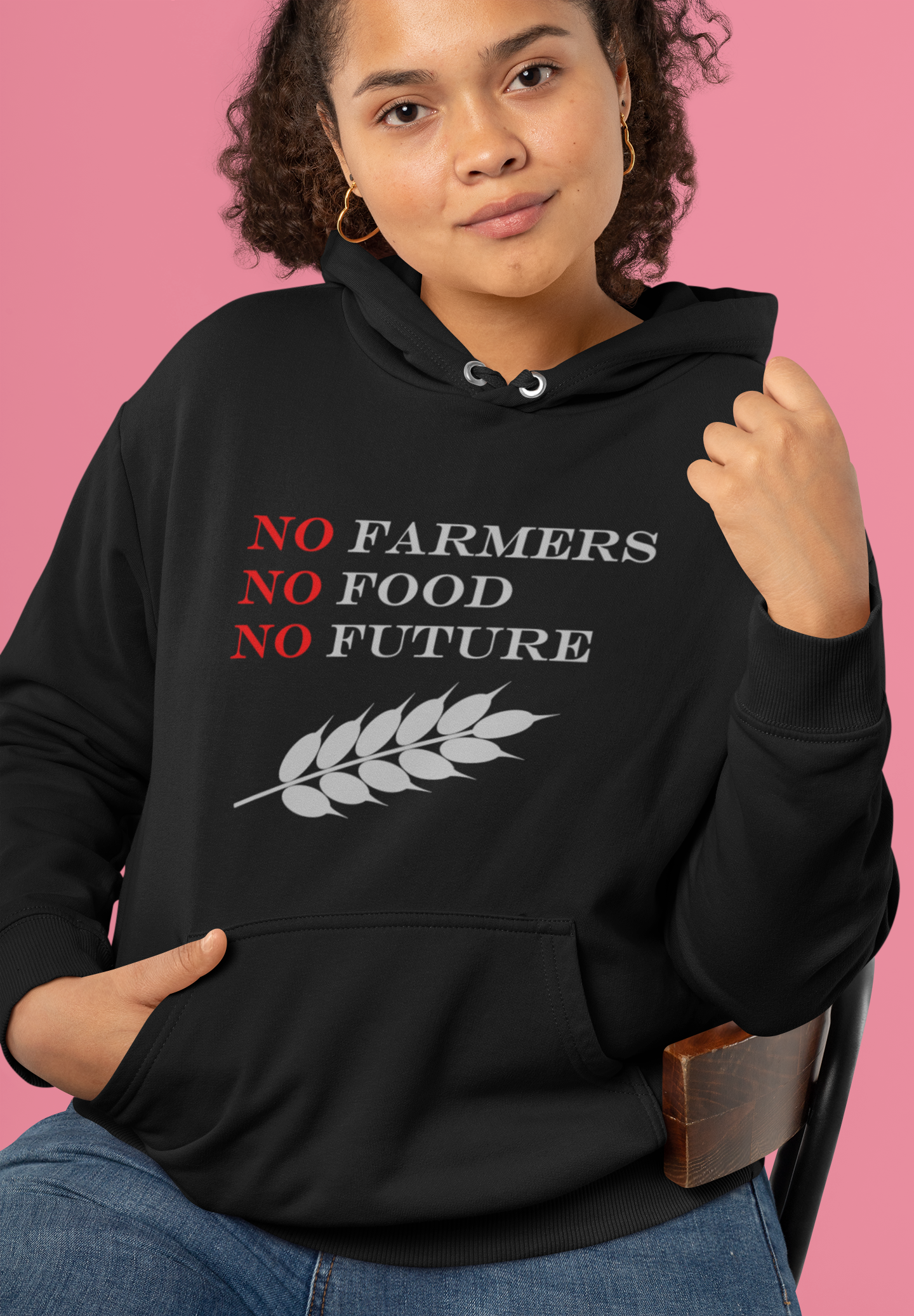 No Farmers - No Future - Unisex Hoodie