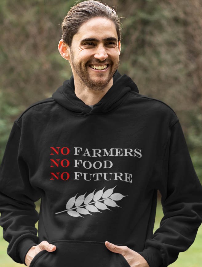 No farmers 2025 no food hoodies