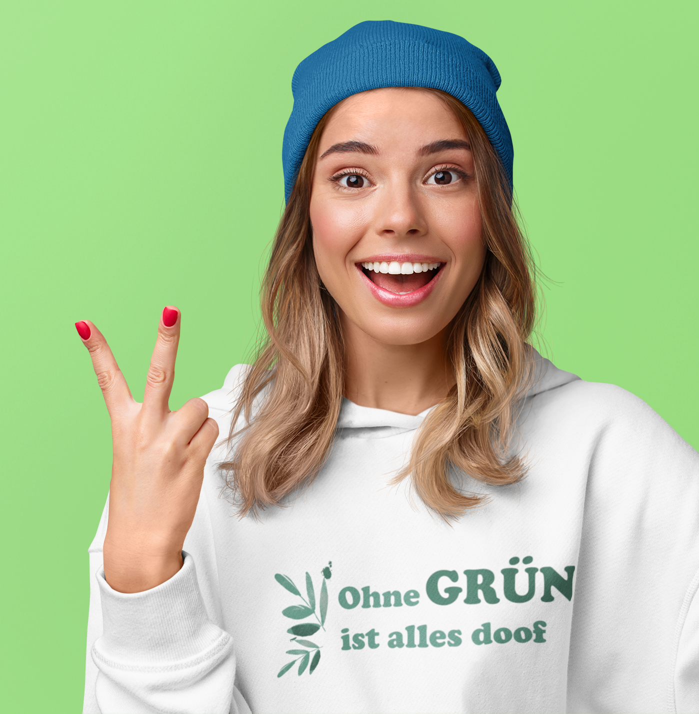 Ohne GRÜN ist alles doof - Unisex Hoodie