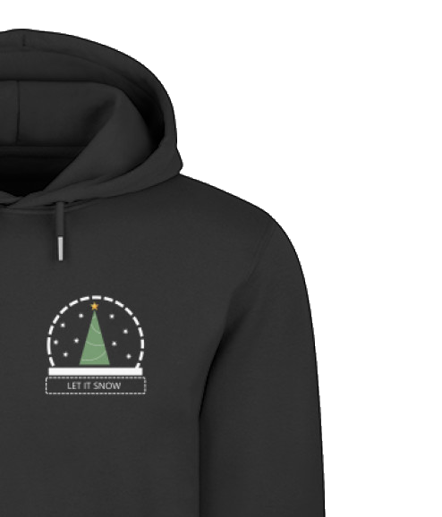 Let it Snow - Unisex Organic Hoodie