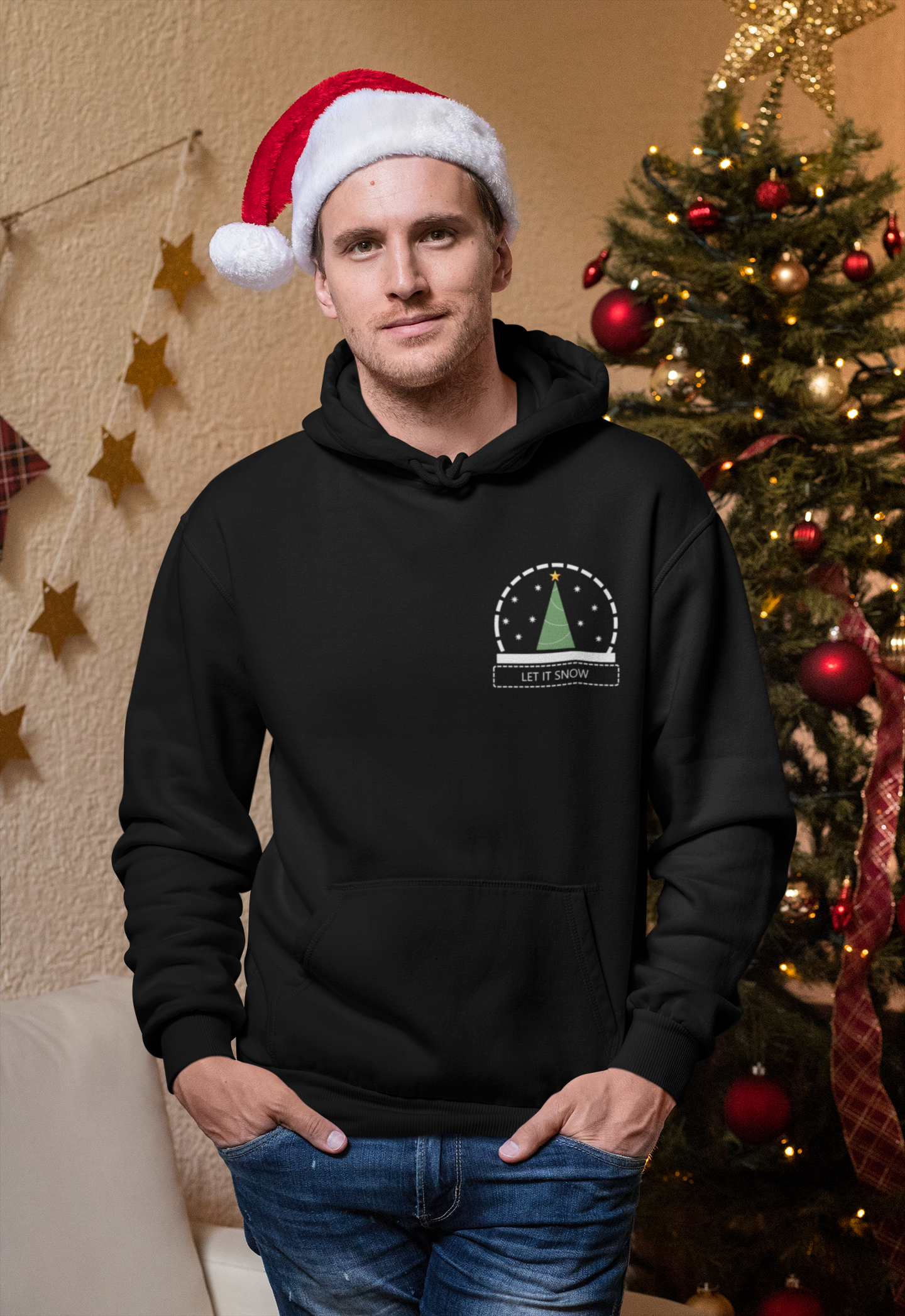 Let it Snow - Unisex Organic Hoodie