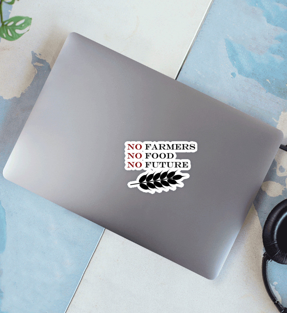 No Farmers - No Food - No Future  - Vinyl Sticker