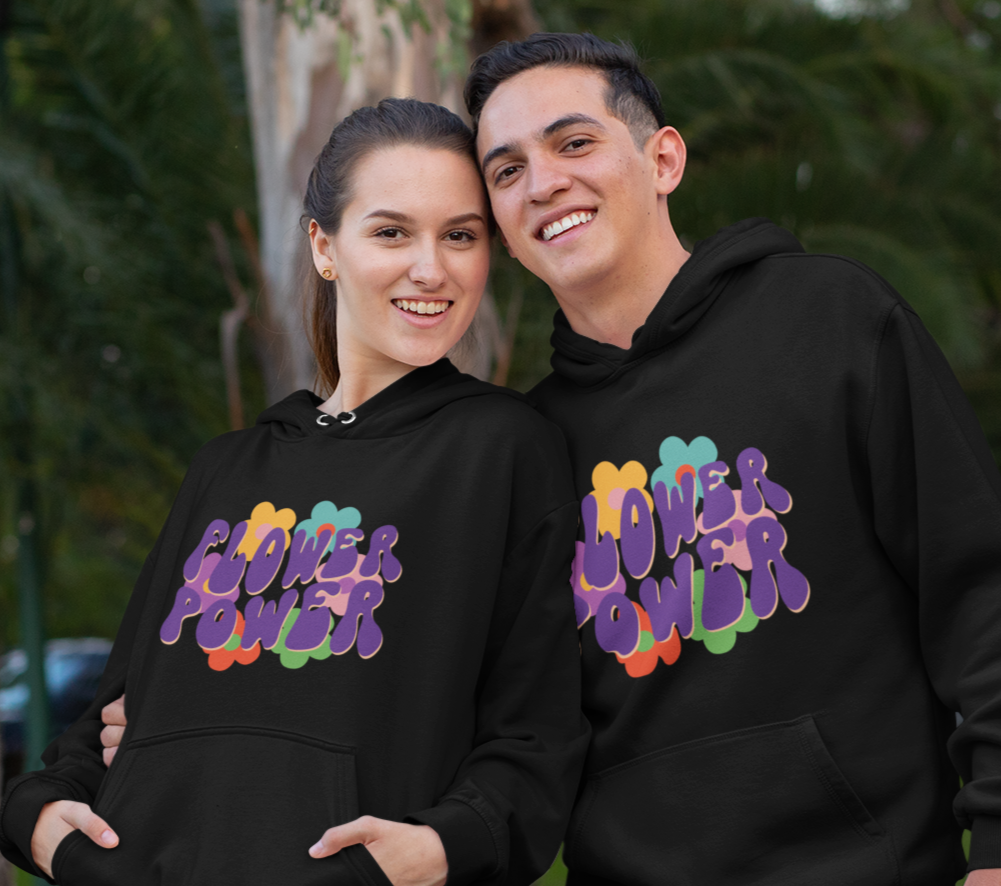 Flower Power - Organic Unisex Hoodie