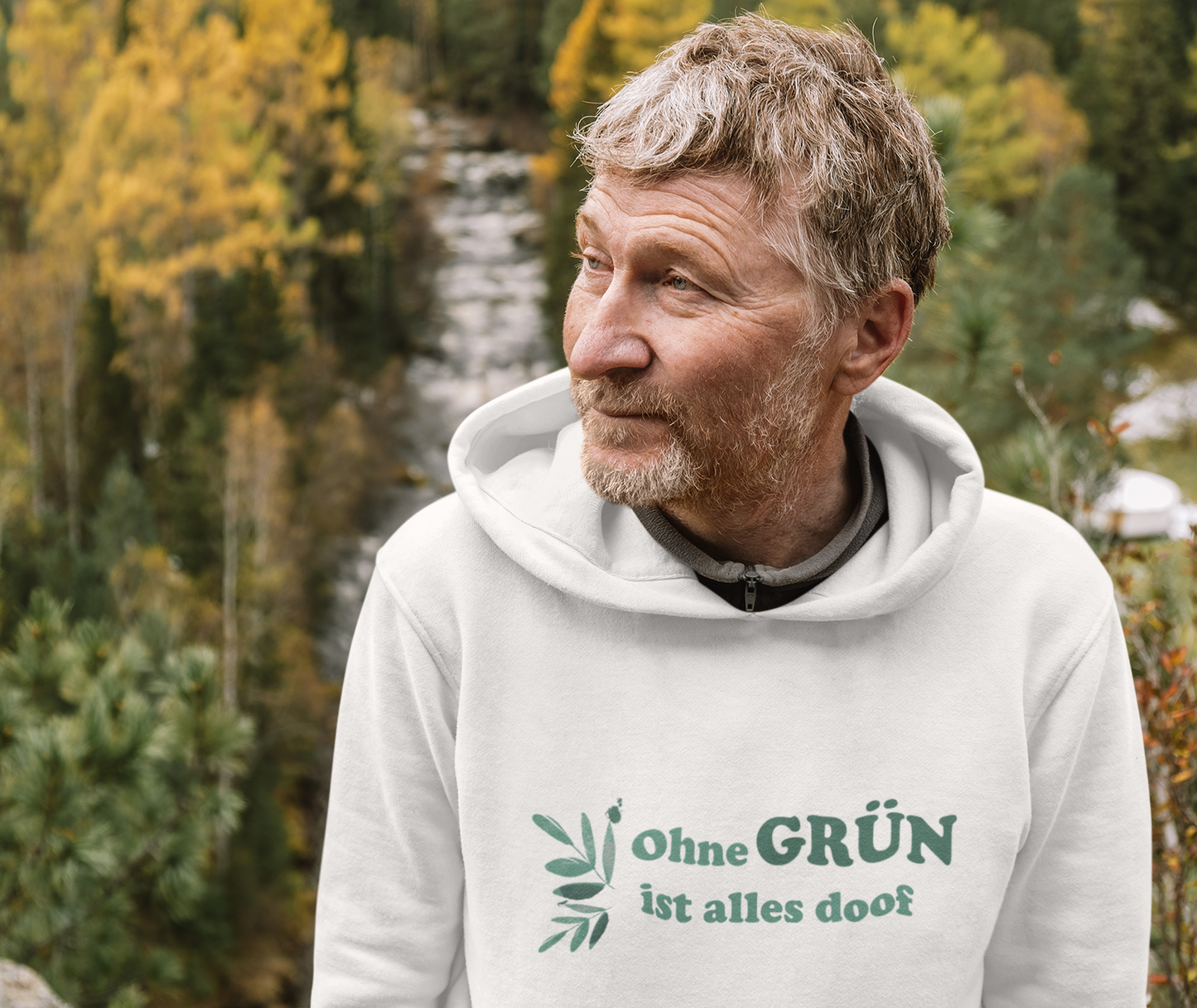 Ohne GRÜN ist alles doof - Unisex Hoodie - PflanzenFan