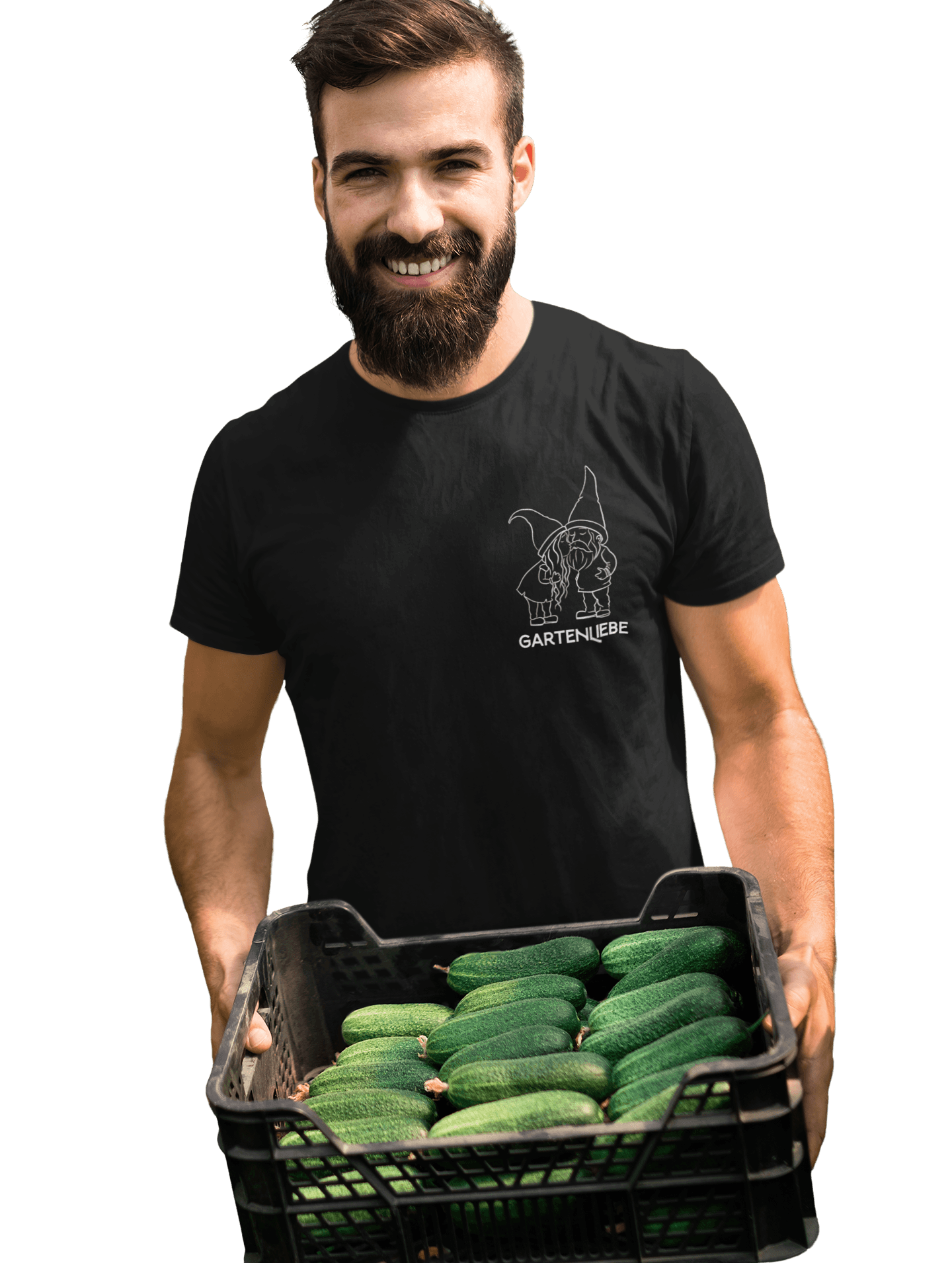 Gartenliebe (Brusttaschenmotiv) - Unisex Shirt - PflanzenFan